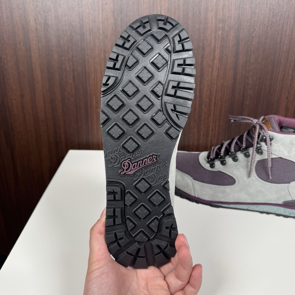 Danner Dry Waterproof 37369 Jag Hiking Boots - Dusty Gray / Aubergine - 10- NEW - Picture 11 of 16